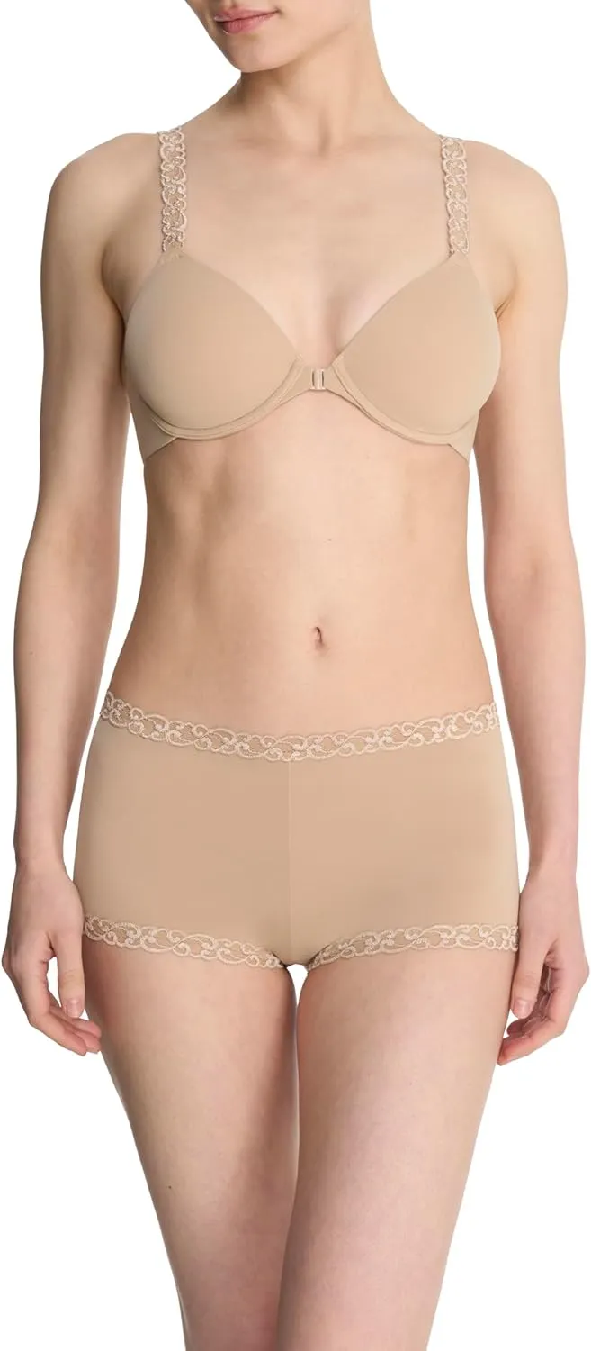 Natori Women's Pure Luxe Convertible Front Close Contour Underwire