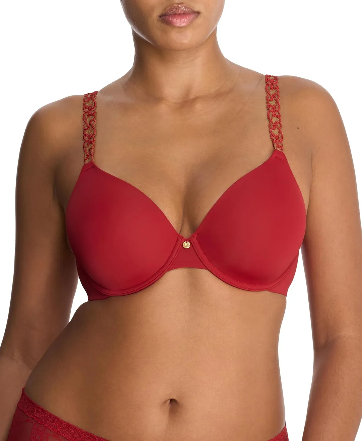 Natori Women's Pure Luxe Plunge Underwire T-Shirt Bra