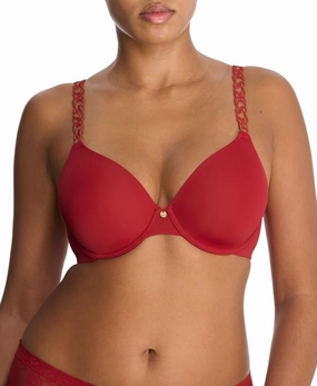 Natori Women's Pure Luxe Plunge Underwire T-Shirt Bra