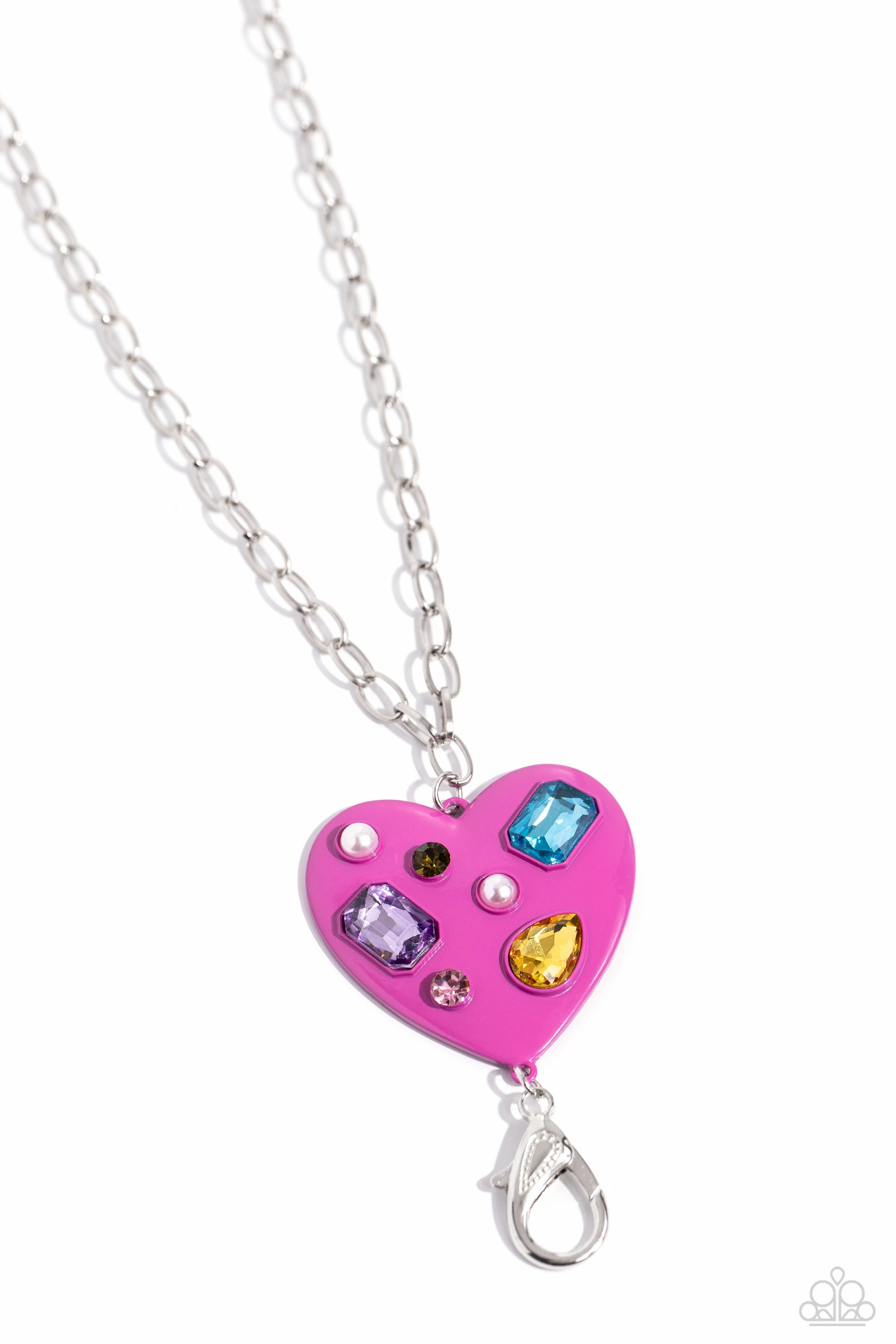 Necklaces Candid Compilation - Pink Lanyard VDAY N2006