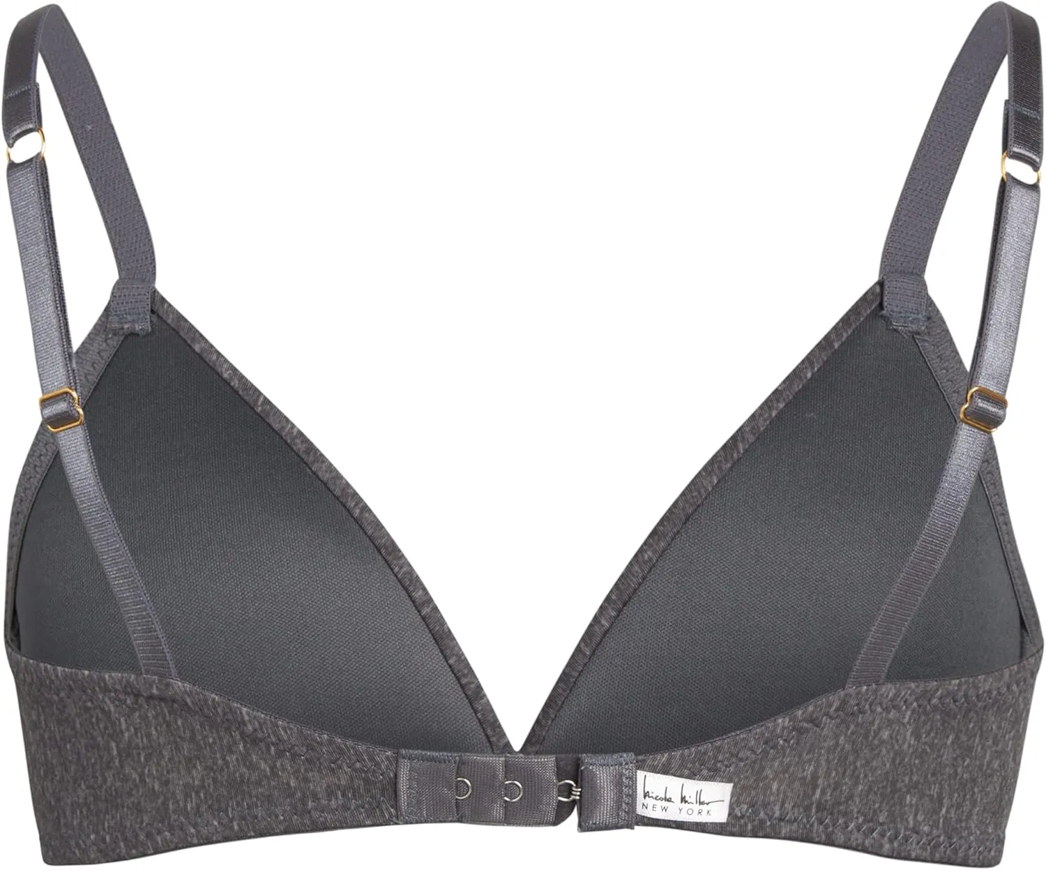 Nicole Miller Girls Training Bras - 4 Pack Molded Microfiber A-Cup Bra, Adjustable Straps - No Wire Bra for Girls (30A-36A)