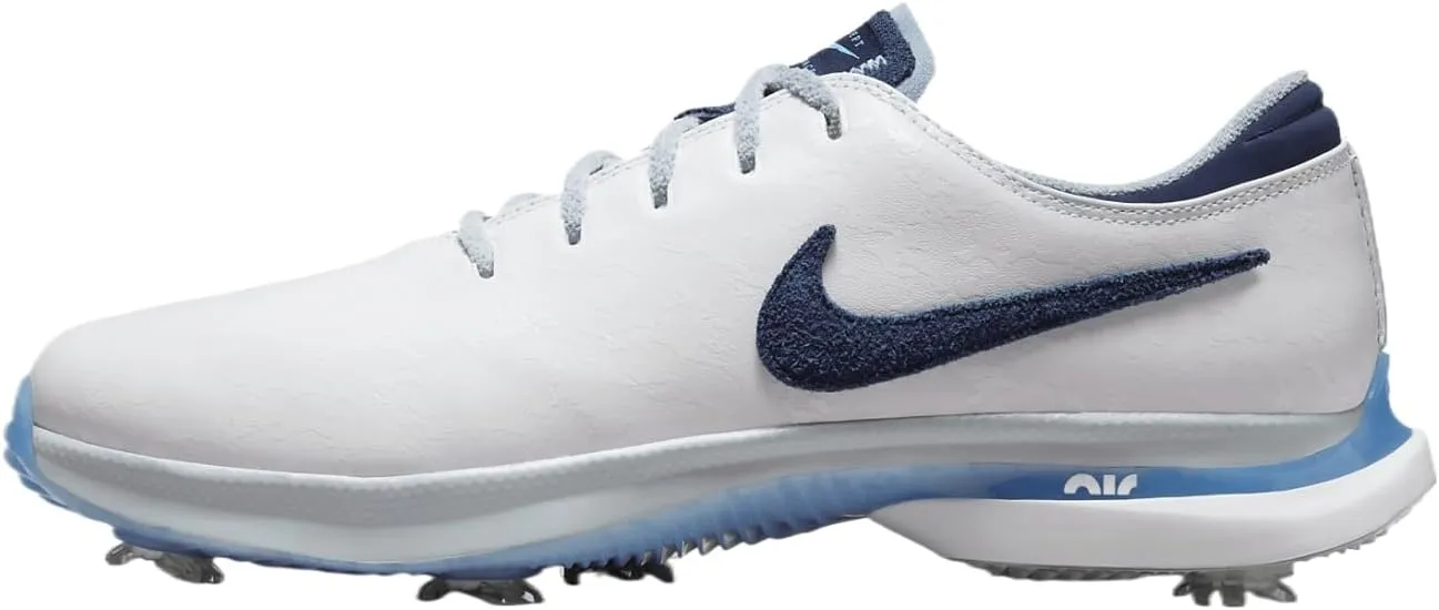 Nike Air Zoom Victory Tour 3 NRG Golf Shoes (FV5288-100, White/Aquarius Blue/Light Armory Blue/Midnight Nav) Size 8