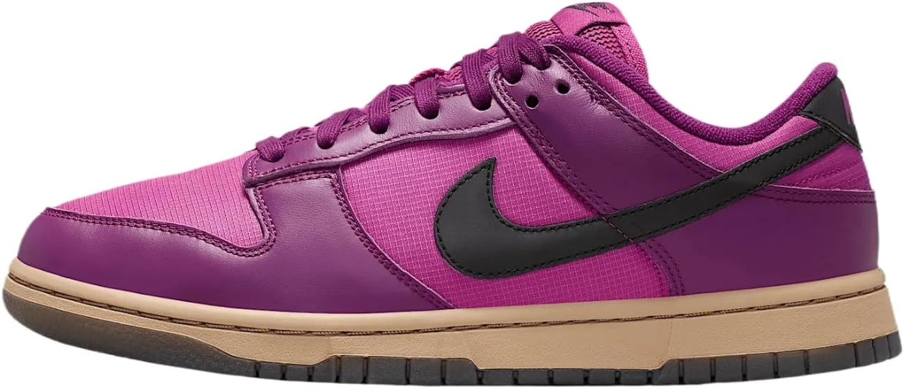 Nike Dunk Low Women's Shoes (FZ2552-500, Viotech/Hot Fuchsia/Khaki/Black)
