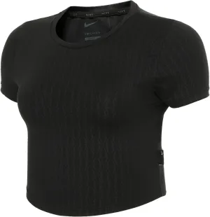 Nike Women`s Dri-FIT One Luxe Slim Fit Training Printed Top (B(DM7336-010)/B, Large)