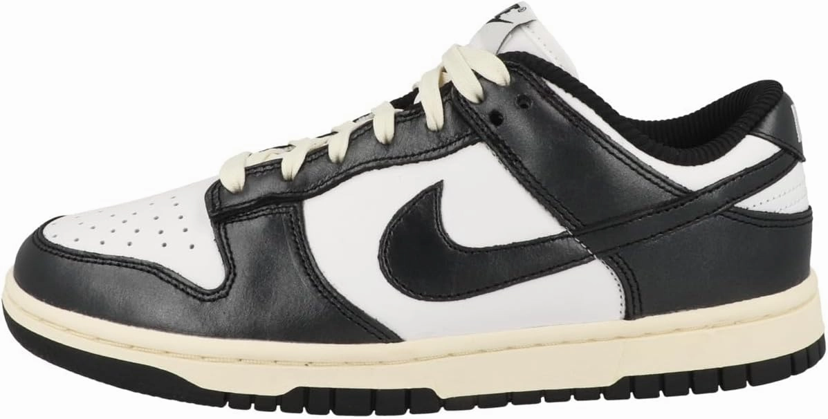 Nike Dunk Low Premium Women's Shoes (FQ8899-100, White/Coconut Milk/Black) Size 11.5