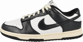Nike Dunk Low Premium Women's Shoes (FQ8899-100, White/Coconut Milk/Black) Size 11.5