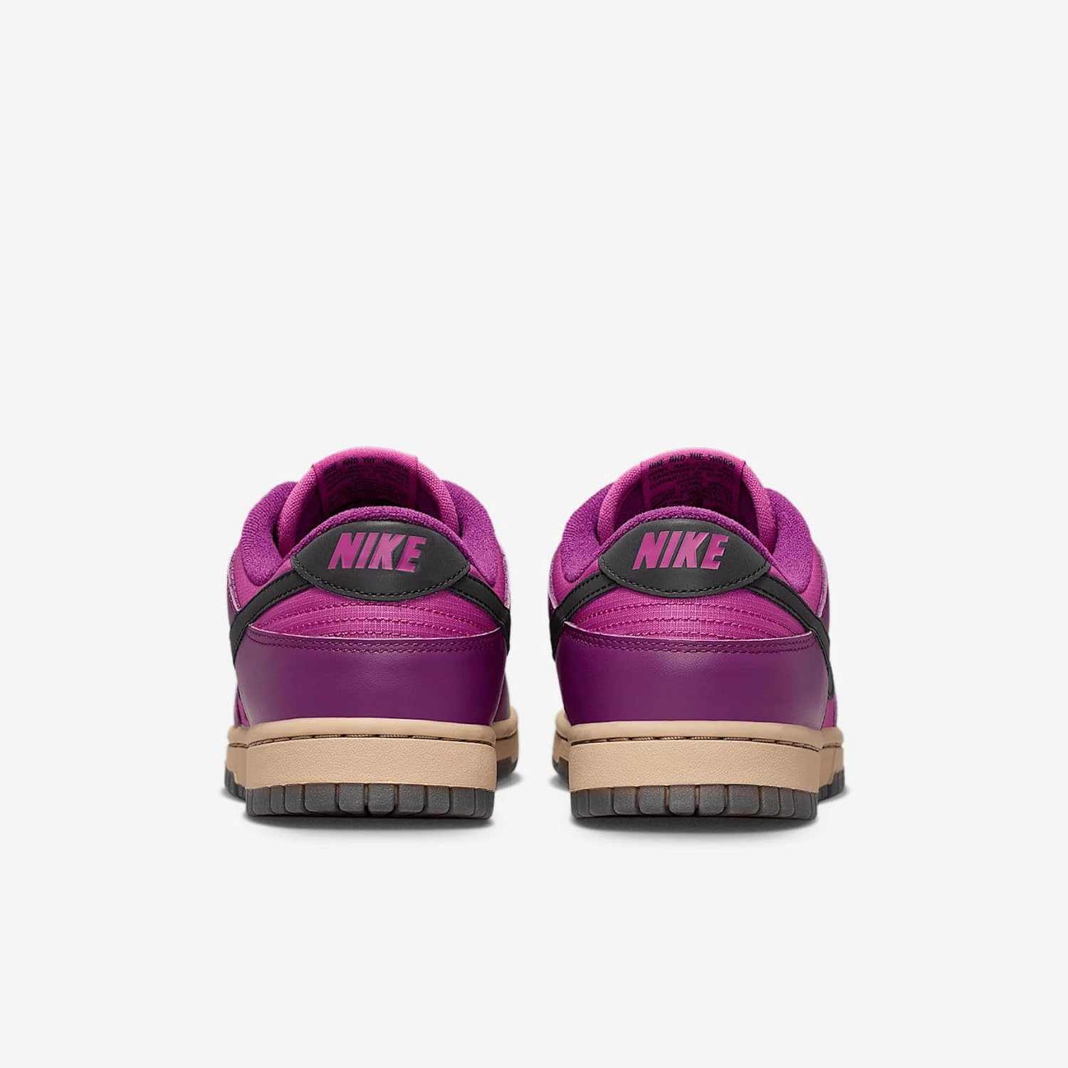 Nike Dunk Low Women's Shoes (FZ2552-500, Viotech/Hot Fuchsia/Khaki/Black)