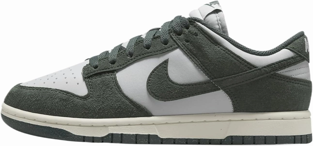 Nike Dunk Low Women's Shoes (HJ7673-002, Photon Dust/Sail/White/Vintage Green) Size 10.5