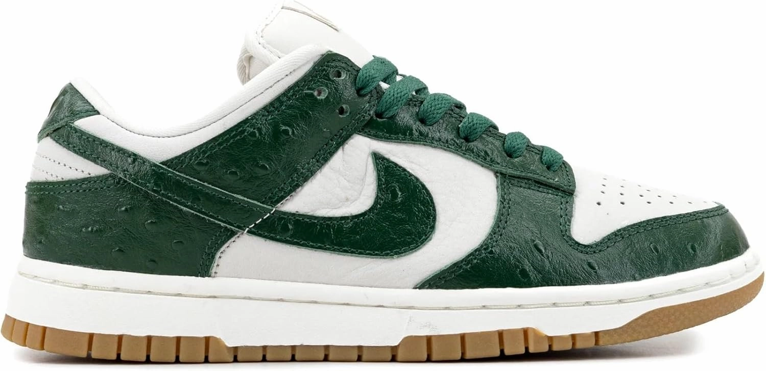 Nike Women's Dunk Low Phantom/Gorge Green-Sail FJ2260-002 (Phantom/Gorge Green-sail, US Footwear Size System, Adult, Women, Numeric, Medium, 10)