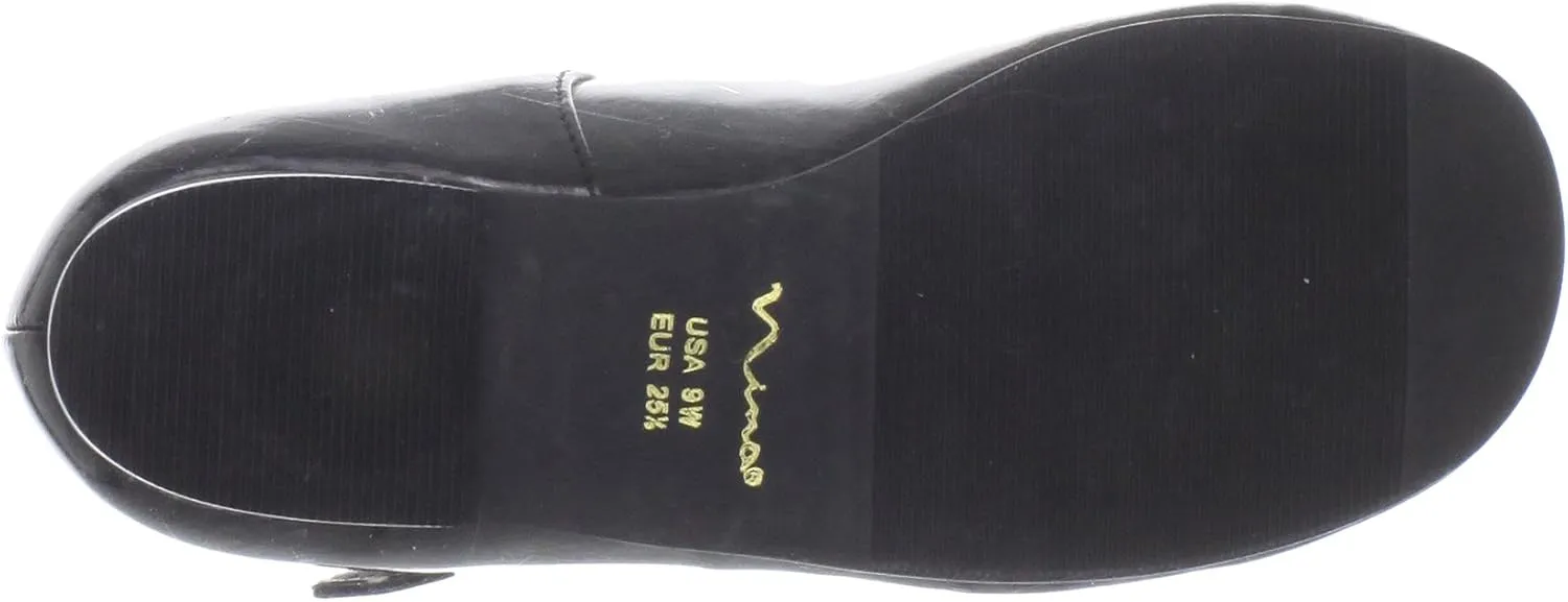 NINA Girls' Bonnett Mary Jane - Elegant Leather Dress Shoes, Comfortable, Stylish, Perfect for Parties & Weddings