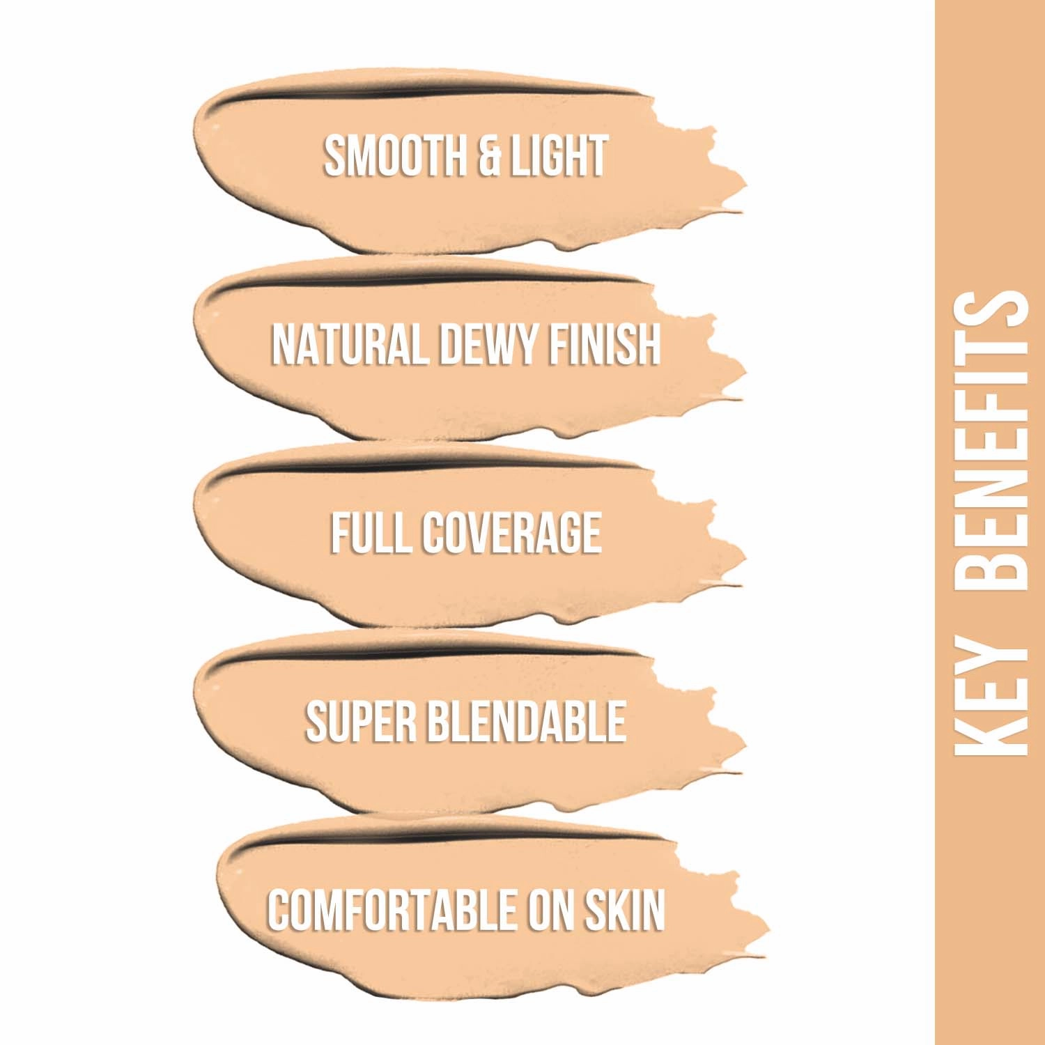 NY Bae Dewy Drops Foundation - Latte 02 (30 ml) | Fair Skin | Warm Undertone | Full Coverage | Long Wear | Transfer Resistant
