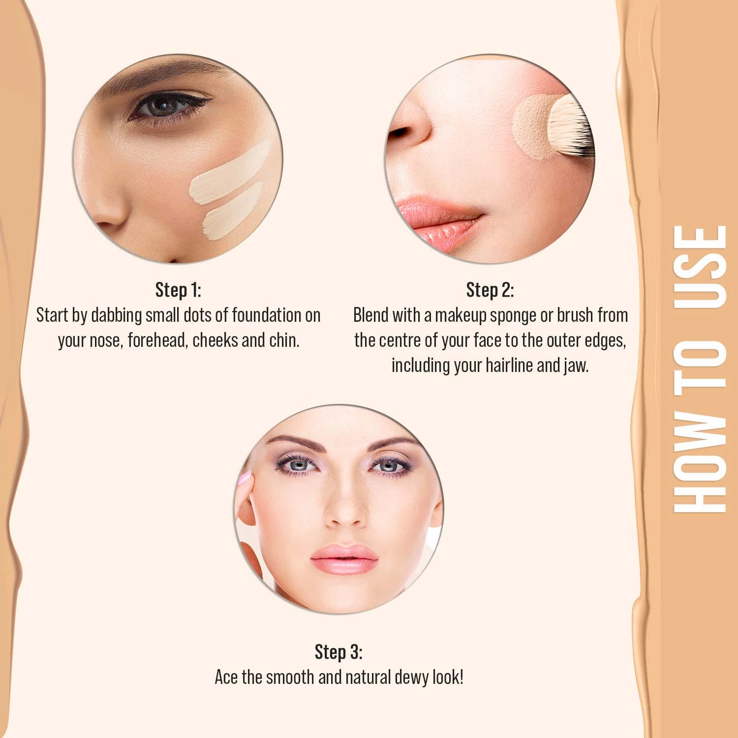 NY Bae Dewy Drops Foundation - Latte 02 (30 ml) | Fair Skin | Warm Undertone | Full Coverage | Long Wear | Transfer Resistant