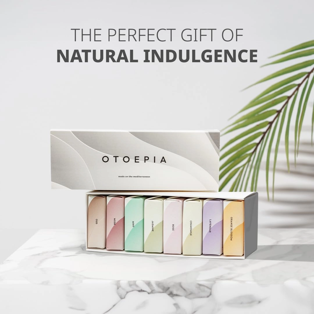 Olive Oil Soap Bars - 8 Scented Variety Pack - Natural & Moisturizing - Lavender, Orange Blossom, Jasmine, Rose, Mint, Oud, Musk, Chamomile - Gentle Cleansing - Single Scents Available