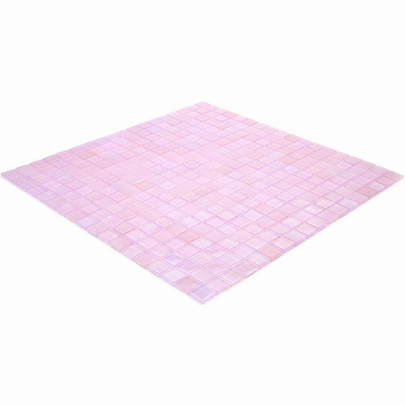 Pale Pink 12x12 Glossy Uniform Square Glass Mosaic Tile (20 pack, 18.69 sq ft/case)