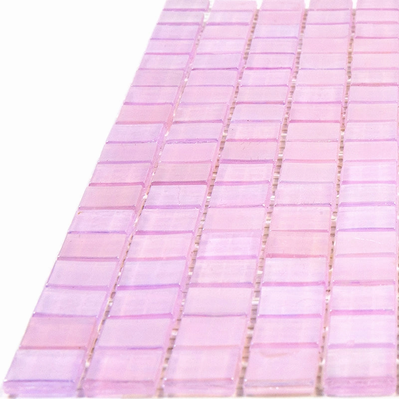 Pale Pink 12x12 Glossy Uniform Square Glass Mosaic Tile (20 pack, 18.69 sq ft/case)