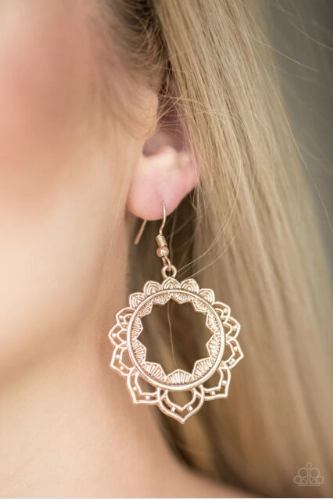 Paparazzi Modest Mandalas - Rose Gold