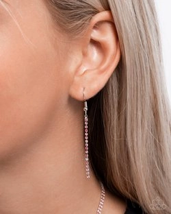 Paparazzi Necklace ~ Shimmery Safeguard - Pink