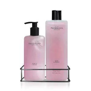 Pecksniff's Classic Moisturizing Hand Wash 500ml Set with 1L Refill (Rose & Peony)