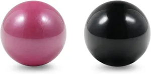 Perixx PERIPRO-303 X2D Replacement Trackball Set of 2 PERIMICE-517/717/520/720 Compatible with Logitech M575/M570 and Elecom Trackball Mouse - Polished Finish - Black and Pink 2 Color Set…