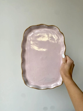 Pink Serving Plate