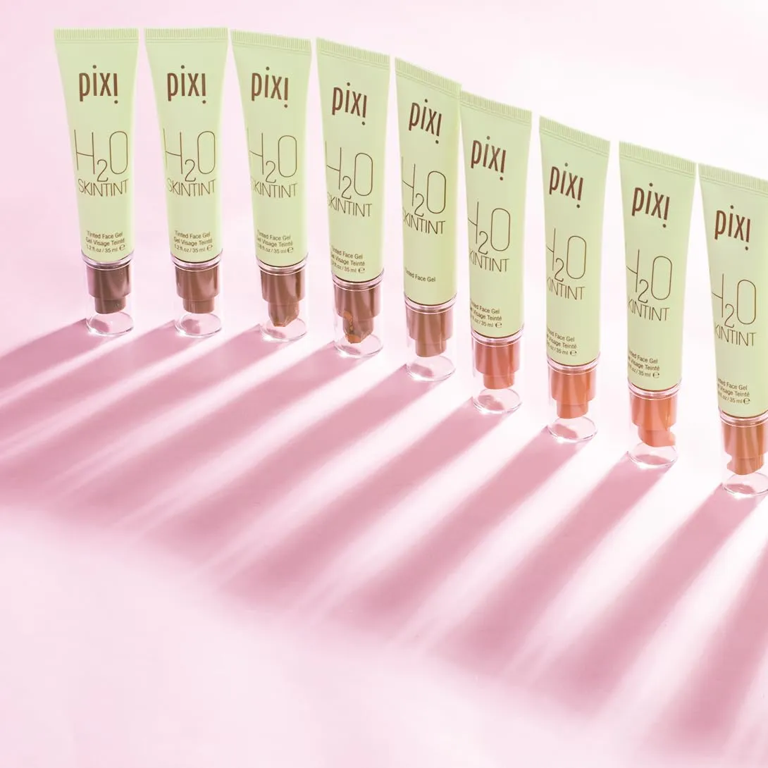 Pixi Beauty H2O SkinTint Tinted Face Gel, 1.2 fl oz / 35 ml, Vanilla