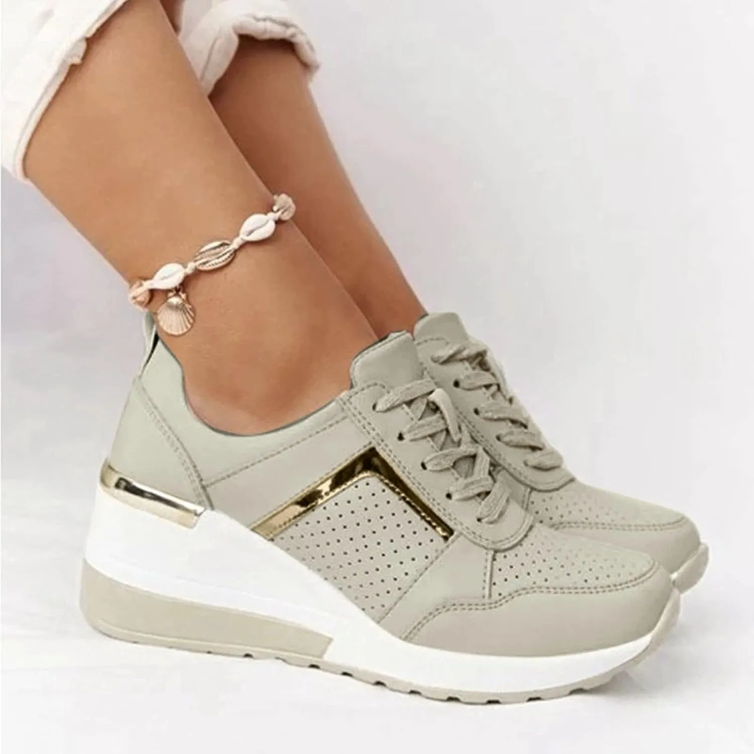 Plantar Fasciitis Shoes Women Non Slip Zapatos Ortopedicos para Mujer De Vestir All Black Platform Tennis Shoes for Women Platform Sneakers for Women Zapatos Negros para Embarazadas