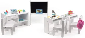 Playtime by Eimmie 18 Inch Doll Furniture (Complete Classroom Set)