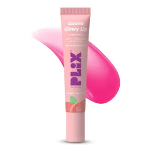 PLI'X - THE PLANT FIX Guava Glowy Lip Tinted Balm for Smooth, Soft Lips | Shea Butter & Vitamin E for Buttery Soft Lips | For Glossy, Pink Lips | With SPF 30 PA    For Sun Protection |10g