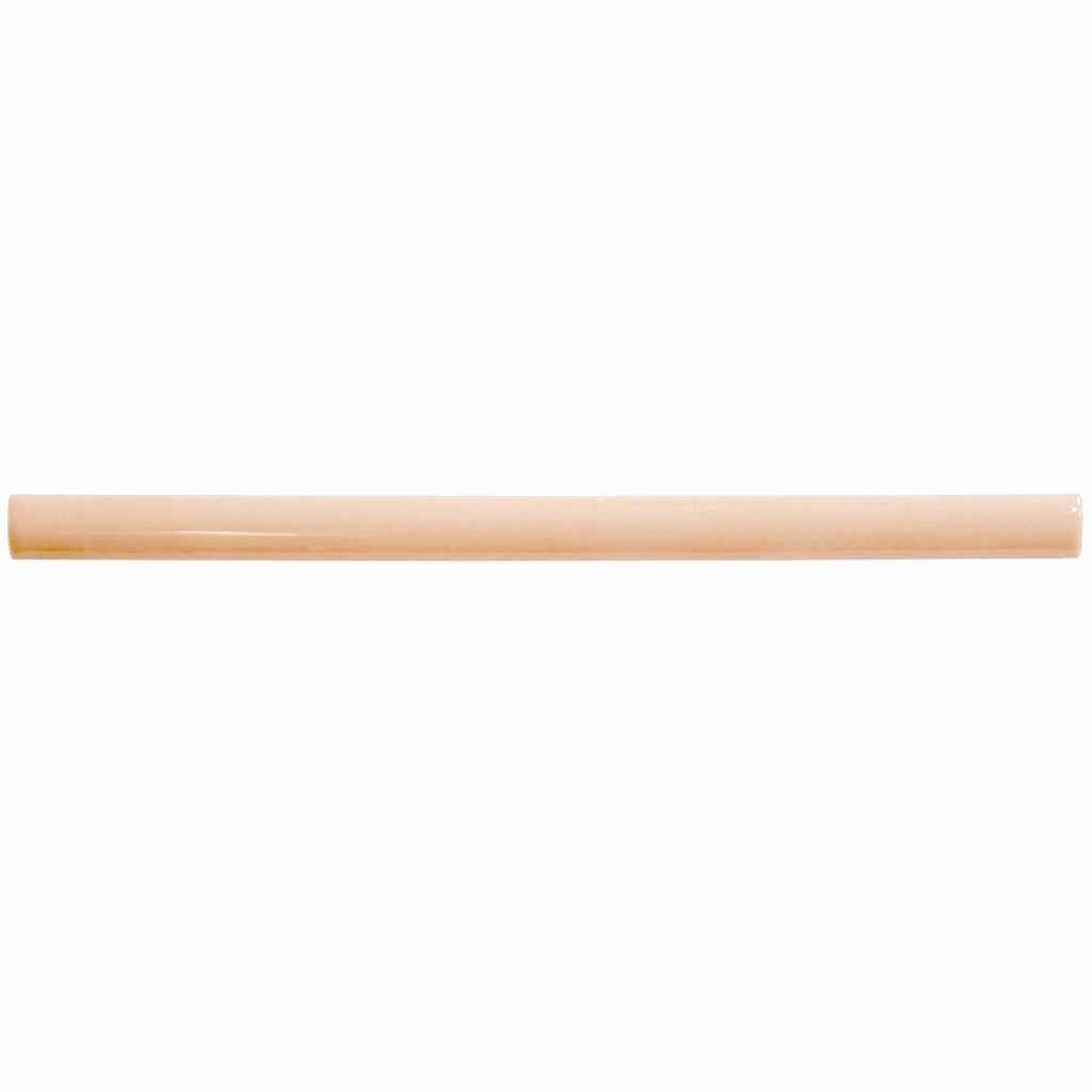 Powder Pink 0.5x8 Glossy Ceramic Pencil Tile Trim (10 pack, 0.27 sq ft/case) - Sample