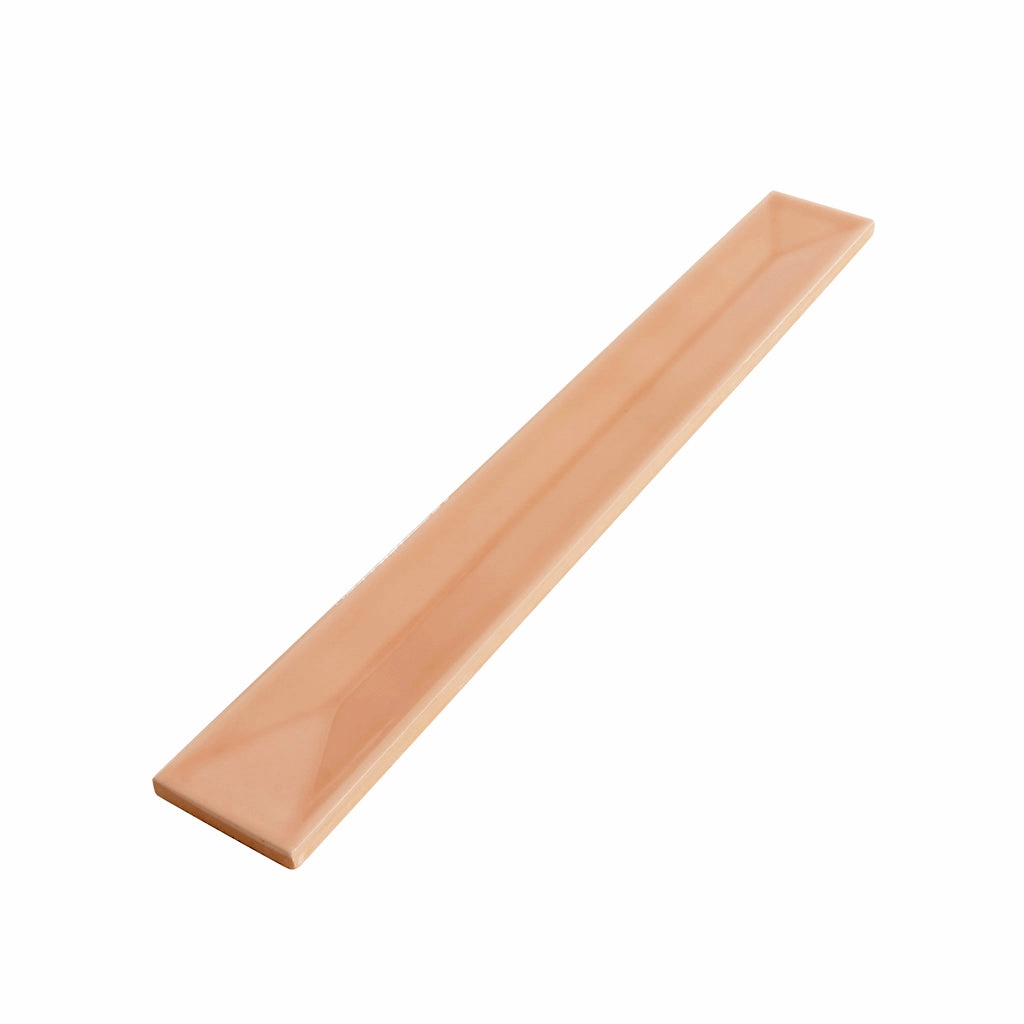 Powder Pink 2x16 Glossy Ceramic Deco Subway Tile (50 pack,10.76 sq ft/case)
