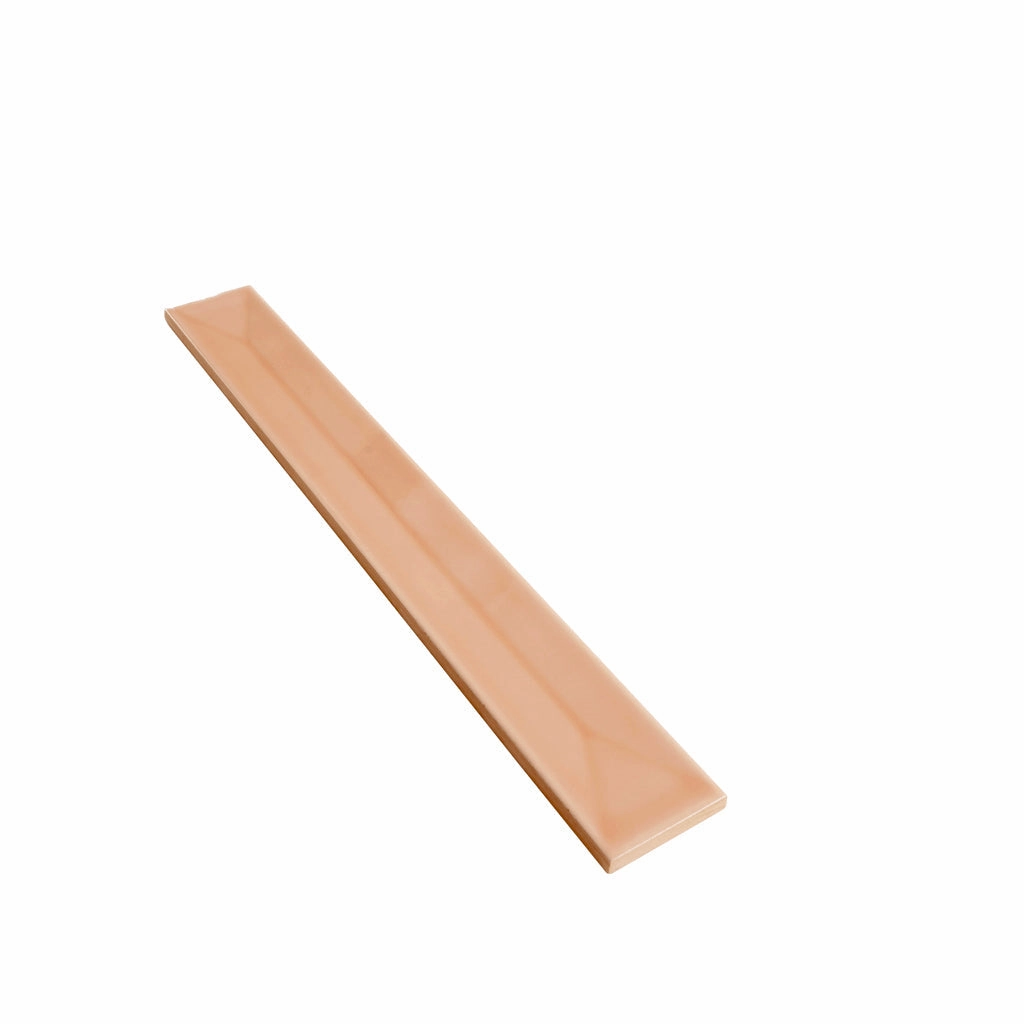 Powder Pink 2x16 Glossy Ceramic Deco Subway Tile (50 pack,10.76 sq ft/case) - Sample