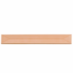 Powder Pink 2x16 Glossy Ceramic Deco Subway Tile (50 pack,10.76 sq ft/case)