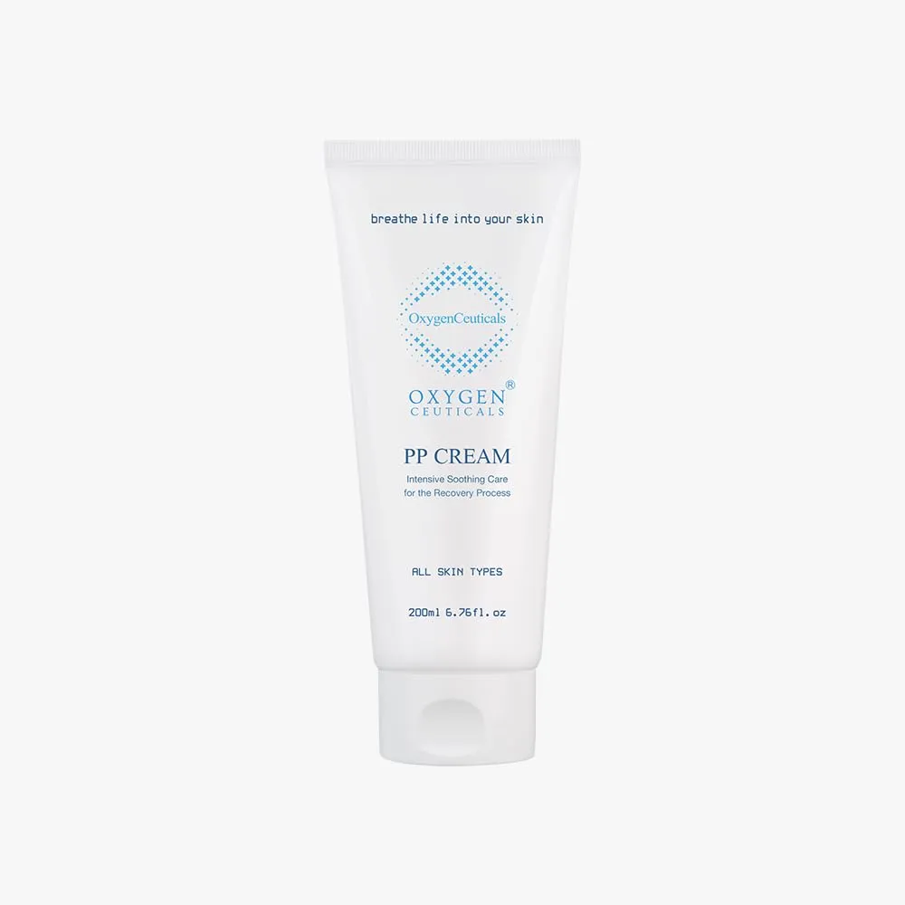 PP Cream – Professional Post-Procedure Skin Care Balm to Moisturize, Soothe, and Repair Skin, Contains Peptide, Rose Water, and Niacinamide (200ml /6.76 oz)