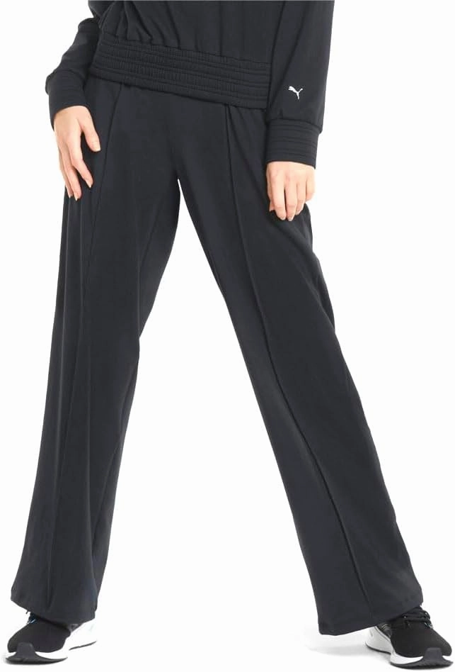 PUMA Womens Fashion Luxe Cloudspun Pants Comfort Technology - Black - Size XL