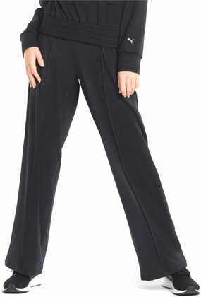 PUMA Womens Fashion Luxe Cloudspun Pants Comfort Technology - Black - Size XS