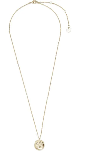 Pura Vida 18" Silver or Gold Plated Crystal Wave Coin Necklace - Handmade Statement Necklace with Czech Crystal - Necklace for Women, Long Necklace, Boho Jewelry for Women - 3" Extender