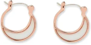 Pura Vida Gold Opal Crescent Hoop Earrings - Handmade Earrings with Resin Opal, Boho Earrings - Sterling Silver Earrings for Women, Statement Earrings for Women, Boho Jewelry for Women - 1 Pair