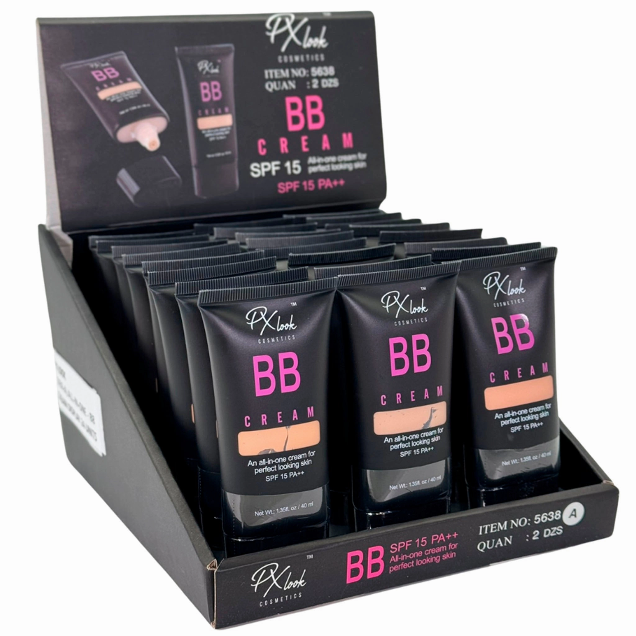 Px Look All-In-One BB Cream - Wholesale Display 24 Units (5638-A)