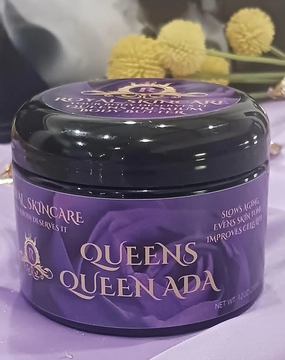 Queen Ada, Royal Skincare Premium Body Butter for Women, Hydrating and Firming Skincare for Dry Skin, Cellulite, Stretch Marks, or Uneven Tone, Restores Soft Supple Firmness, 8 oz, 12 oz. (12oz)