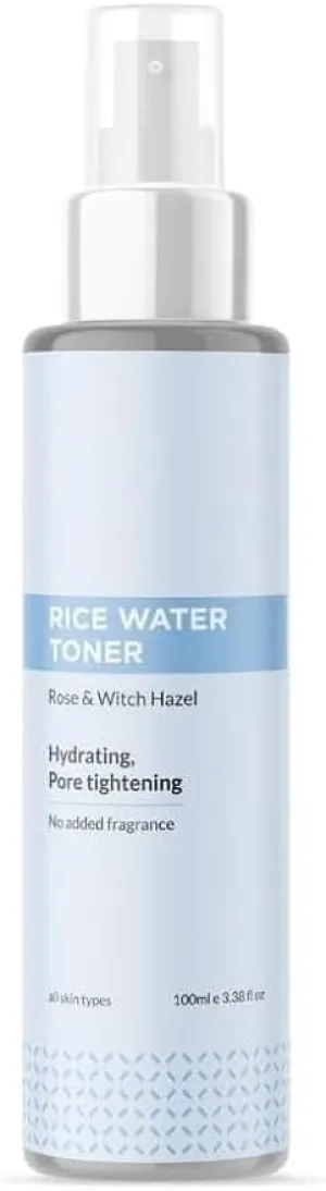 Refreshing Rice Water Toner | Korean Face Toner Plus Mist for Glowing Skin| Hydrating and Pore Tightening| for Men and Women| All Skin Types |100ml