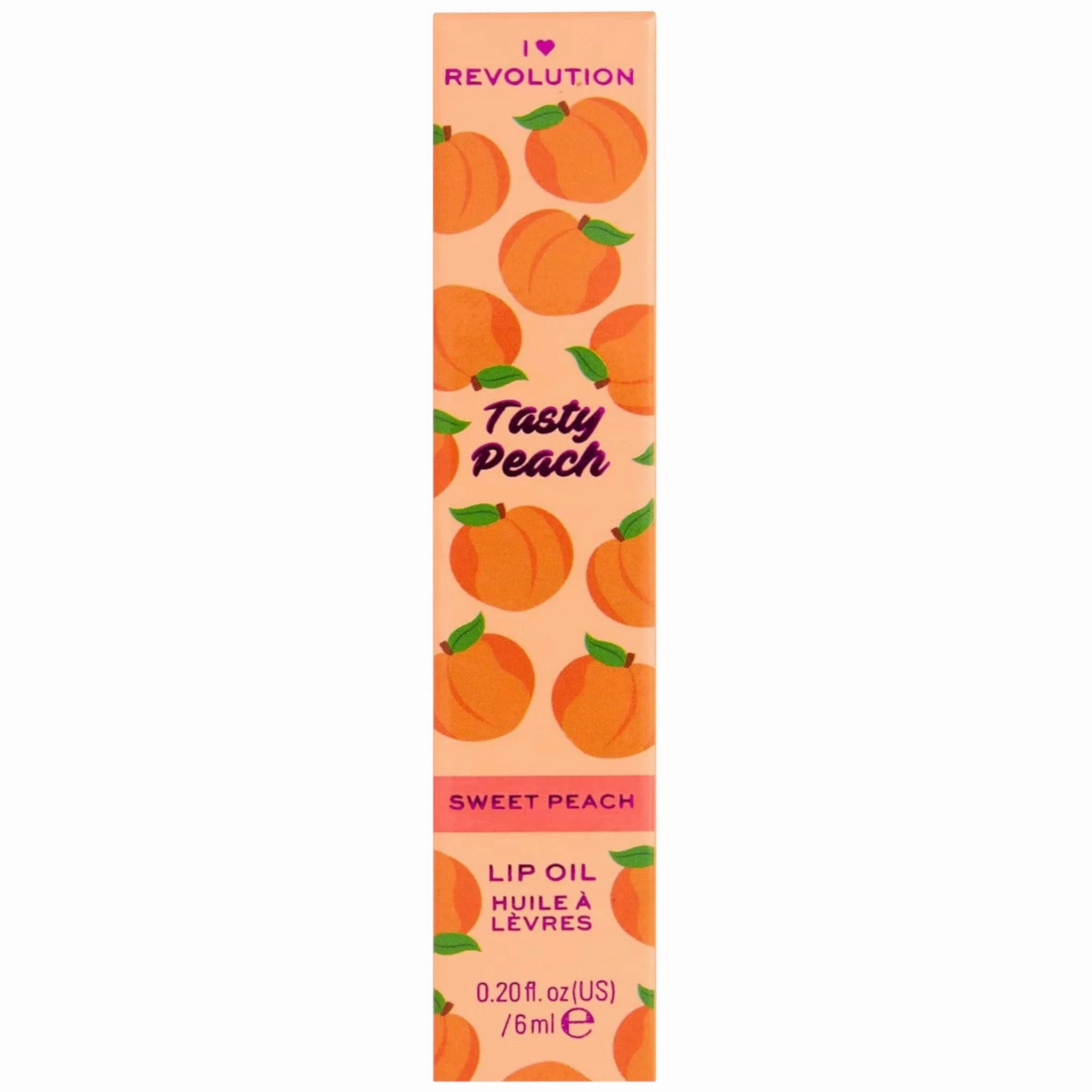 Revolution Tasty Peach Lip Oil - Wholesale 12 Units (REV1245371)
