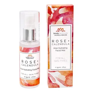 Rose   Calendula Aloe Hydrating Facial Mist - For All Skin Types - Non-GMO, Vegan, Wheat-Free, Gluten-Free, Soy-Free - 2oz