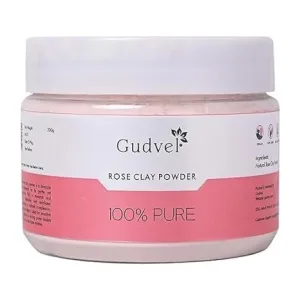 Rose Clay Powder for Face, Skin Care, Mask, Rose Powder for Naturally Glowing Skin, Detoxify, Exfoliate, Multani Mitti Face Pack, Daily Skincare Essentials - 200gm