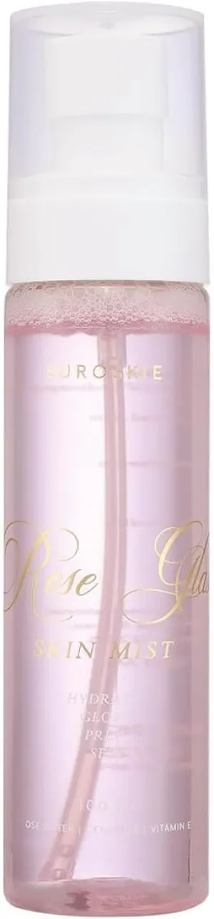 Rose Water Face Mist 100ml | Pure Rose Water | Face Toner for Glowing, Refresh & Hydrating Skin | Minimize Large & Open Pores | Gulab Jal for Women & Men (Roses Glass Skin Mist)
