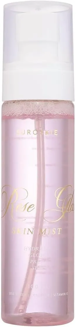 Rose Water Face Mist 100ml | Pure Rose Water | Face Toner for Glowing, Refresh & Hydrating Skin | Minimize Large & Open Pores | Gulab Jal for Women & Men (Roses Glass Skin Mist)