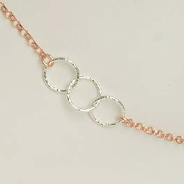 Rose Gold Circle Anklet