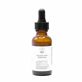 Rose Stem Cell & Peptide Serum - Hydrate, Smooth, and Rejuvenate with Rose Hydrosol, Rose Stem Cells, advanced Peptides, and Antioxidants for Radiant, Youthful-Looking Skin - Garden of Wisdom