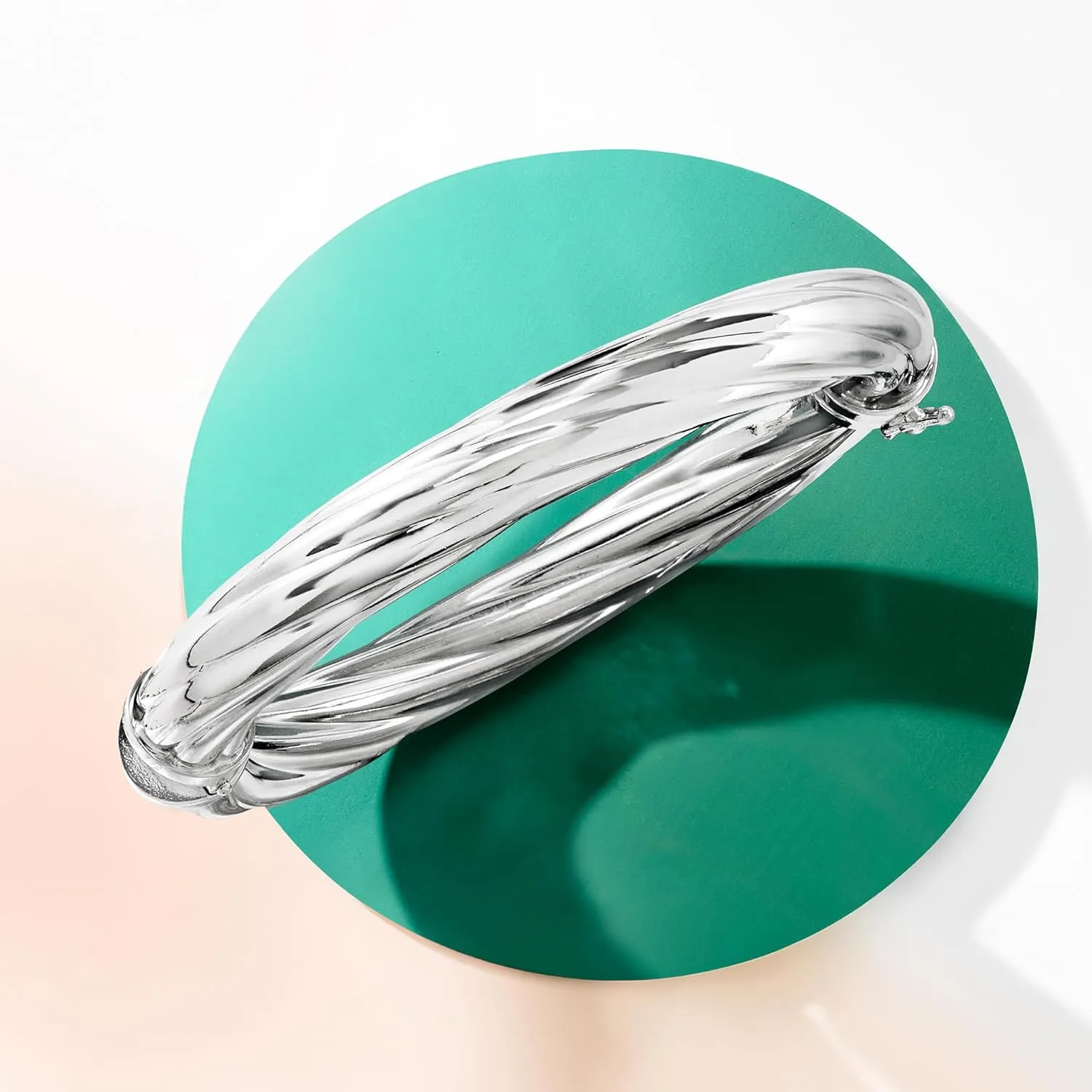 Ross-Simons Italian Twisted Oval Bangle Bracelet