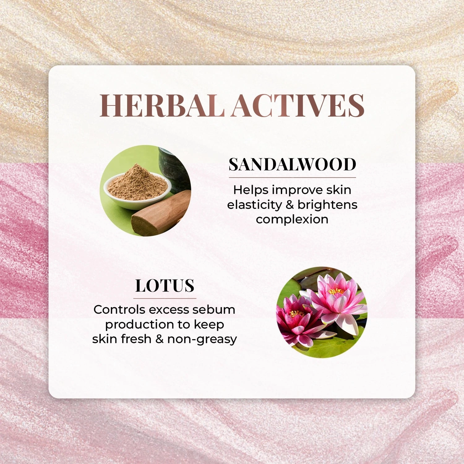 Rosy Gleam: Lumi-glow Strobe Cream with Lotus and Sandalwood: 30g