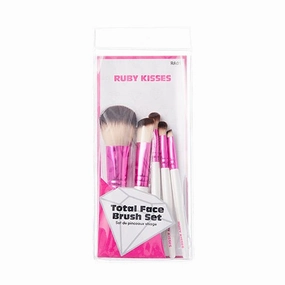 Ruby Kisses Makeup Brush Kit – Face, Eye & Complexion Sets | 01, 02, 03 Variants